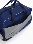 Сумка дорожная на 2 колёсах, отдел на молнии, наружный карман, синий/серый - Фото 6