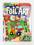 УЦЕНКА Набор креативного творчества «Аппликация цветной фольгой», серия «FOIL ART» Машинка - Фото 3
