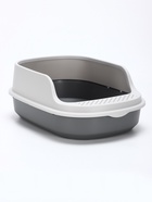 Лоток для кошек «Фур-Мур», 48×35.5 см, с высоким бортом, с совком, покрытие софт-тач, смоки - Фото 3