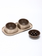 Миска для животных «Дубль Макс», 450 мл, с миской для медленного кормления, 300 мл, покрытие Soft-touch - Фото 2