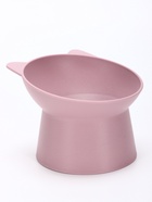 Миска для животных «КИСА», 200 мл, покрытие софт-тач, пластик, лавандовая - Фото 3