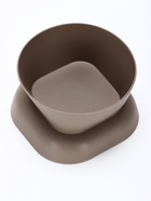 Миска для животных КУБ  0,2л,Soft-touch, французcкий серый 10878383 - фото 16170529