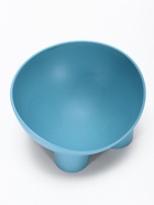 Миска для животных «БЕГЕМОТ», 300 мл, покрытие софт-тач, пластик, серо- голубой - Фото 2