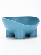 Миска для животных БЕГЕМОТ  0,3л,Soft-touch, серо- голубой 10878384 - фото 16170531
