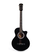 УЦЕНКА Гитара акустическая Music Life QD-H38Q-JP черная, 6-ти струнная, 97 см - Фото 1