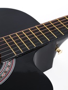 УЦЕНКА Гитара акустическая Music Life QD-H38Q-JP черная, 6-ти струнная, 97 см - Фото 3