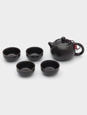 {{photo.Alt || photo.Description || 'УЦЕНКА Набор для чайной церемонии «Тому, кто может всё» на 4 персоны, чашка 45 мл, чайник 180 мл'}}