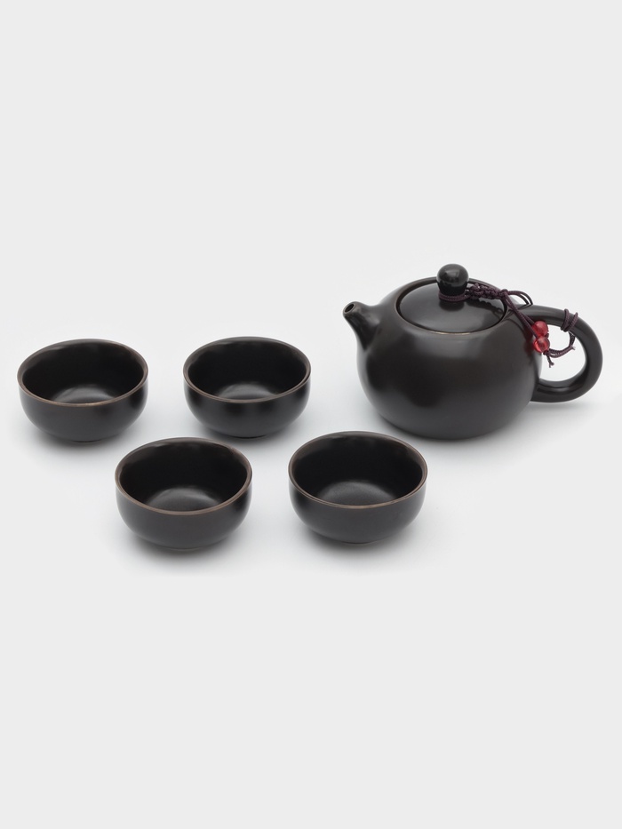 УЦЕНКА Набор для чайной церемонии «Тому, кто может всё» на 4 персоны, чашка 45 мл, чайник 180 мл - Фото 1