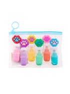 УЦЕНКА Набор маркеров-текстовыделителей Calligrata «Лапки», 6 цветов, скошенный наконечник, узел 4 мм, в пенале на молнии - Фото 2