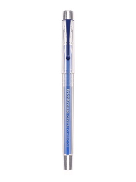 Ручка гелевая ErichKrause Crystal Stick Classic, 0.5мм, премиум, синяя 10879213