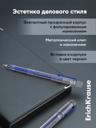 Ручка гелевая ErichKrause. Crystal Stick Classic, синий стержень, узел 0.5 мм - Фото 2
