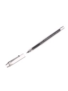 Ручка гелевая ErichKrause Crystal Stick Classic, 0.5 мм, премиум, чёрная - Фото 2