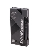 Ручка гелевая ErichKrause Crystal Stick Classic, 0.5 мм, премиум, чёрная - Фото 4