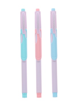 Ручка шариковая ErichKrause ErgoLine Stick&Grip Pastel, 0.5мм, первоклассника, синяя 10879219