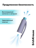 Ручка шариковая первоклассника, ErichKrause ErgoLine Stick&Grip Pastel, 0.5 мм, блистер, синяя 10879221 - фото 5462965