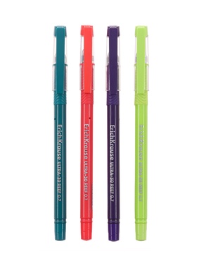 Ручка шариковая ErichKrause ULTRA-30 Stick&Grip Reef, 0.7мм, тониров, ультра, синяя 10879223