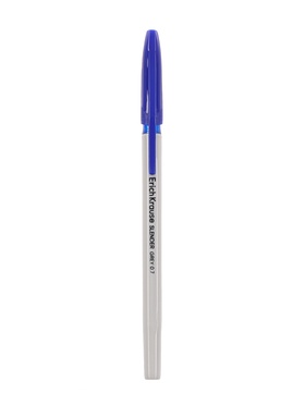 Ручка шариковая ErichKrause Slender Stick Grey, Super Glide, 0.7мм, синяя 10879229