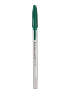 Ручка шариковая ErichKrause Slender Stick Grey, Super Glide, 0.7мм, зеленая 10879231 - фото 14551270