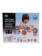 УЦЕНКА Конструктор магнитный «Цветные магниты», 30 деталей - Фото 6