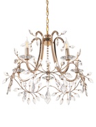 Люстра BayerLux «Севилья», 5хЕ14, 40 Вт, золото, 64×64×118 см - фото 38108721