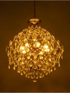 Люстра BayerLux «Жаклин», 8хЕ14, 40 Вт, золото, 53×53×120 см - фото 38108734