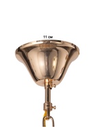 Люстра BayerLux «Жаклин», 8хЕ14, 40 Вт, золото, 53×53×120 см - фото 38108735