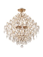 Люстра BayerLux «Жаклин», 8хЕ14, 40 Вт, золото, 53×53×120 см - фото 38108737