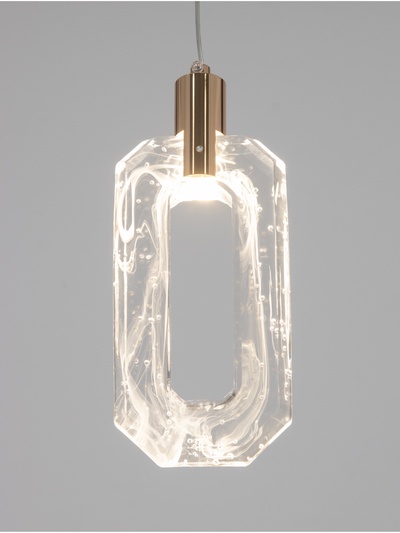 Светильник BayerLux «Орнео», LED, 5 Вт, 3000К, золото, 9×3×24-174 см