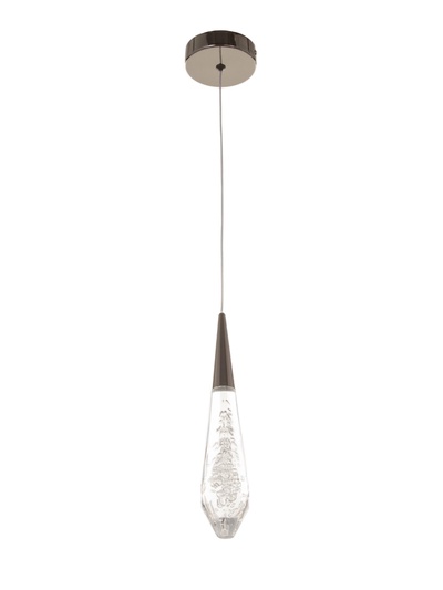 Светильник BayerLux «Малси», LED, 5 Вт, 4000К, чёрный хром, 6.5×6.5×28-178 см