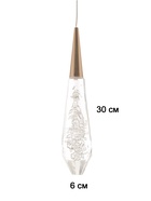 Светильник BayerLux «Малси», LED, 5 Вт, 3000К, золото, 6.5×6.5×28-178 см - Фото 6