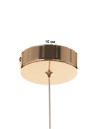 Светильник «Птичка» LED 5 Вт 3000К золото 15×13×12.5-162.5 см - фото 41385269