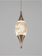 Светильник BayerLux «Медели», LED, 5 Вт, 3000К, золото, 8×8×25-175 см - фото 38108818