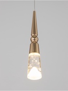 Светильник BayerLux «Нелла», LED, 5 Вт, 3000К, золото, 5.7×5.7×30-180 см - фото 38108836