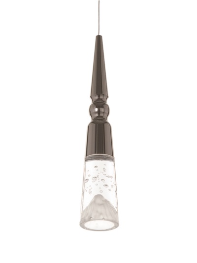 Светильник BayerLux «Нелла», LED, 5 Вт, 4000К, чёрный хром, 5.7×5.7×30-180 см