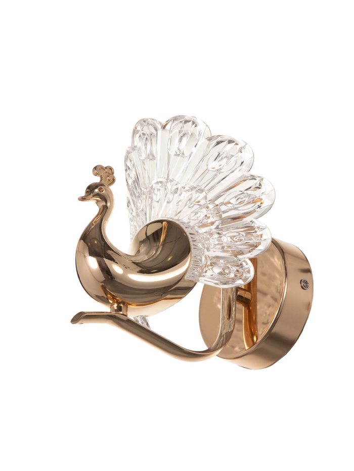 Бра «Лебедь» LED 5 Вт 3000К золото 20×17×19.5 см - Фото 1