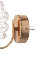 Бра «Лебедь» LED 5 Вт 3000К золото 20×17×19.5 см - фото 5022801