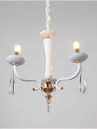 Люстра BayerLux «Бешо», 3×40 Вт, Е14, белый, 50×50×45(+50) см - фото 38108881