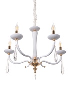 Люстра BayerLux «Бешо», 5×40 Вт, Е14, белый, 60×60×45(+50) см - фото 38108889