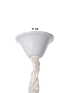 Люстра BayerLux «Бешо», 5×40 Вт, Е14, белый, 60×60×45(+50) см - фото 38108892