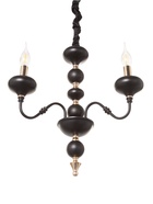 Люстра BayerLux «Лиза», 3×40, Е14, чёрный, 50×50×49(+50) см - фото 38108907