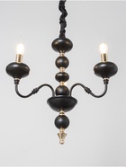 Люстра BayerLux «Лиза», 3×40, Е14, чёрный, 50×50×49(+50) см - фото 38108908