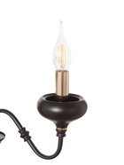 Люстра BayerLux «Лиза», 3×40, Е14, чёрный, 50×50×49(+50) см - фото 38108911