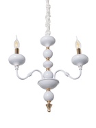 Люстра BayerLux «Лиза», 3×40, Е14, белый, 50×50×49(+50) см - фото 38108916