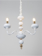 Люстра BayerLux «Лиза», 3×40, Е14, белый, 50×50×49(+50) см - фото 38108917