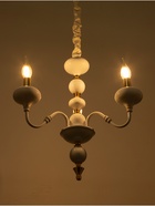 Люстра BayerLux «Лиза», 3×40, Е14, белый, 50×50×49(+50) см - фото 38108918