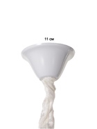 Люстра BayerLux «Лиза», 3×40, Е14, белый, 50×50×49(+50) см - фото 38108919