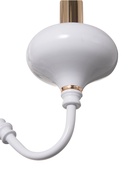 Люстра BayerLux «Лиза», 3×40, Е14, белый, 50×50×49(+50) см - фото 38108921