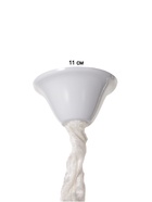 Люстра BayerLux «Лиза», 5×40, Е14, белый, 50×50×53(+50) см 10777031 - фото 14487239
