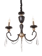 Люстра BayerLux «Винтаж», 3×40, Е14, чёрный, 62×62×59(+50) см - фото 38108943