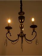 Люстра BayerLux «Винтаж», 3×40, Е14, чёрный, 62×62×59(+50) см - фото 38108945